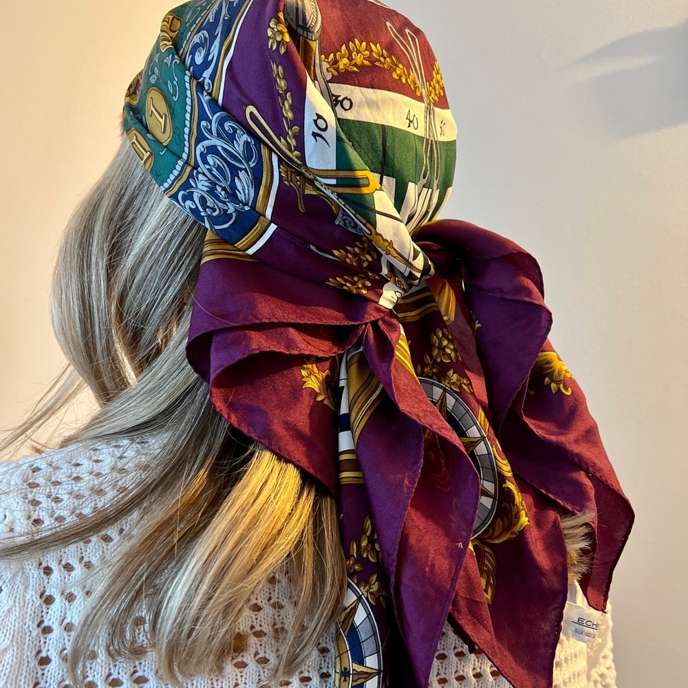 Vintage Echo Japan Silk Scarf